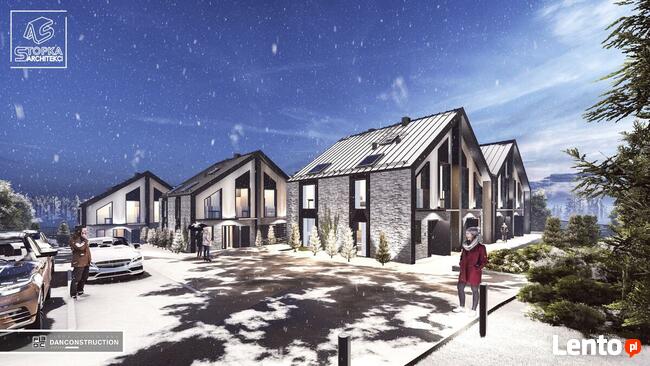 Nowoczesne domy jednorodzinne na Podhalu.