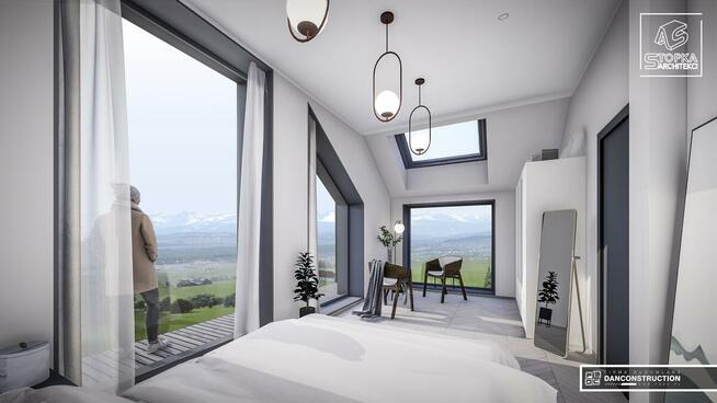 Nowoczesne domy jednorodzinne na Podhalu.