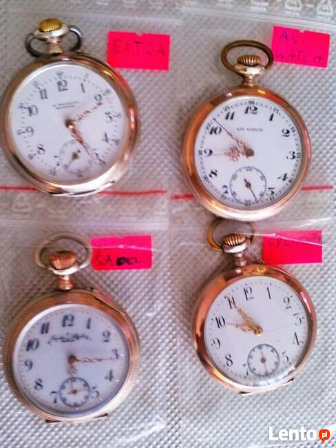 kolekcja zegarków kieszonkowych Szwajcarów z 1900r ZENIT