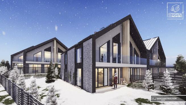 Nowoczesne domy jednorodzinne na Podhalu.