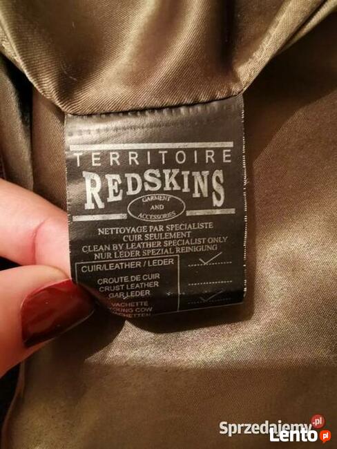 REDSKINS Oryginalna kurtka skórzana Pilotka XXXL JAK NOWA