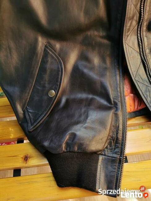 REDSKINS Oryginalna kurtka skórzana Pilotka XXXL JAK NOWA