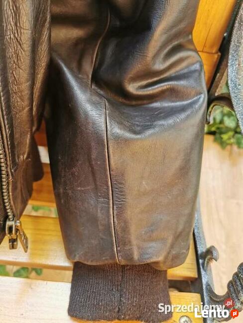 REDSKINS Oryginalna kurtka skórzana Pilotka XXXL JAK NOWA