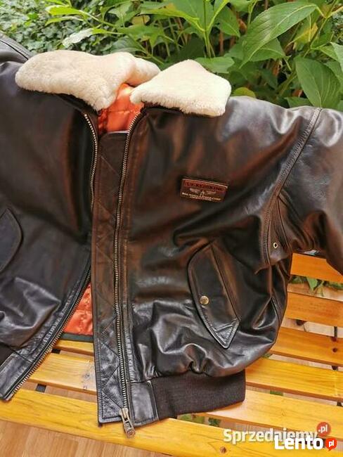 REDSKINS Oryginalna kurtka skórzana Pilotka XXXL JAK NOWA