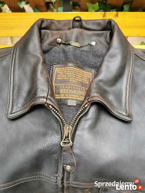 REDSKINS Oryginalna kurtka skórzana na podpince Rozm. XXXL