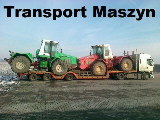 Niskopodwoziowy Transport Maszyn Rolniczych Budowlanych