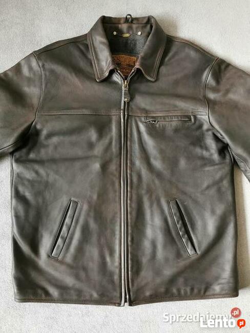 REDSKINS Oryginalna kurtka skórzana na podpince Rozm. XXXL