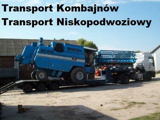 Niskopodwoziowy Transport Maszyn Rolniczych Budowlanych