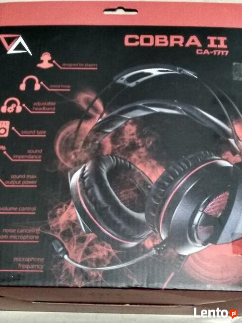 Słuchawki dla graczy COBRA CA-1717 7.1 TANIO!!!
