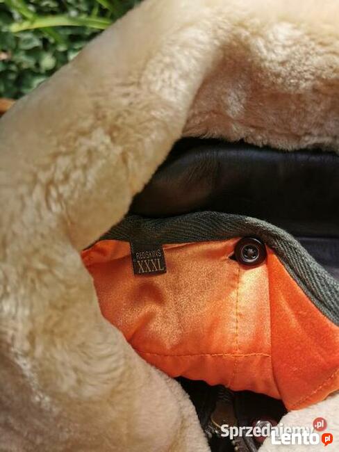 REDSKINS Oryginalna kurtka skórzana Pilotka XXXL JAK NOWA
