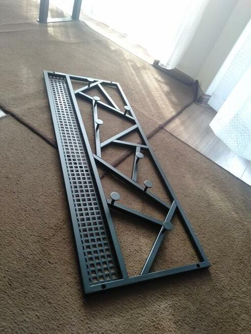 Zestaw do przedpokoju ławeczka wieszak industrialny styl