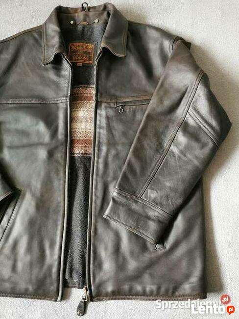 REDSKINS Oryginalna kurtka skórzana na podpince Rozm. XXXL