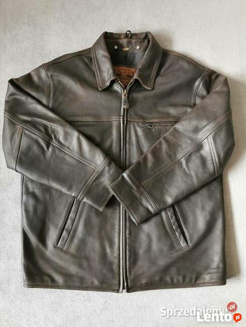 REDSKINS Oryginalna kurtka skórzana na podpince Rozm. XXXL
