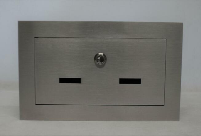 Skrzynka na listy przelotowa prosta 185x300 TORONTO