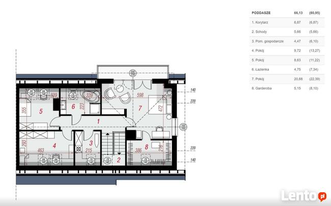 bliźniak 121,64m2, działka 5,41ar, RUDNA MAŁA