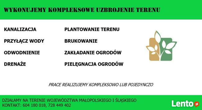 Usługi ogrodnicze. Zakładanie i pielęgnacja ogrodów