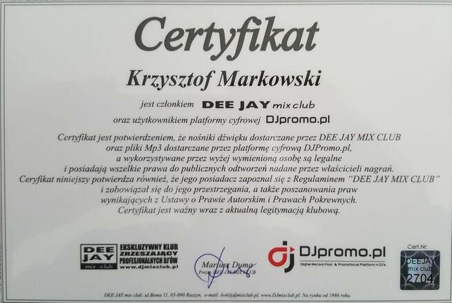 DJ Marko`S usługi dj(sko)-wodzirejskie