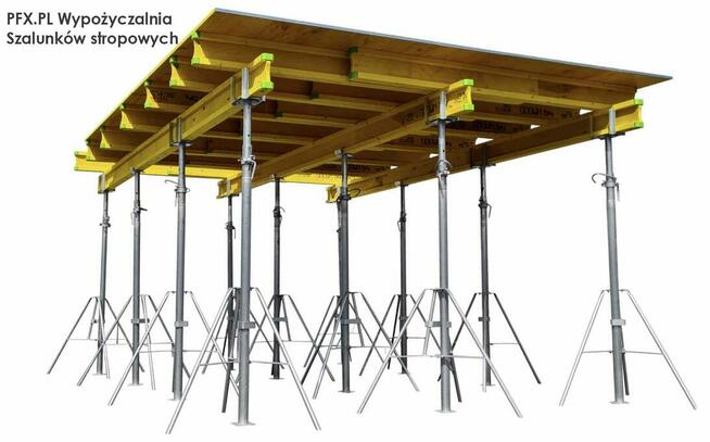Wynajem stemple podpory szalunki rusztowanie