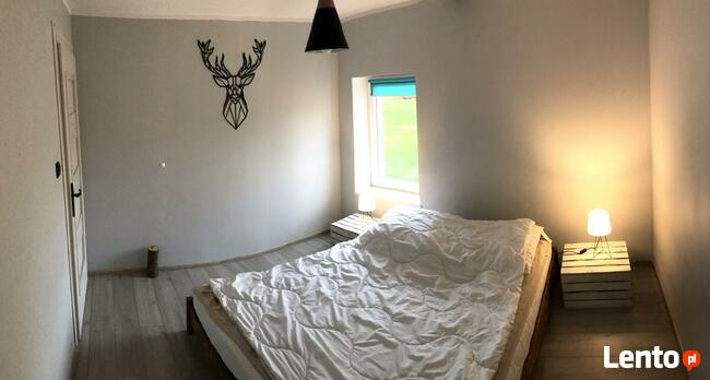 Domek letniskowy, „Stodoła” z kominkiem.