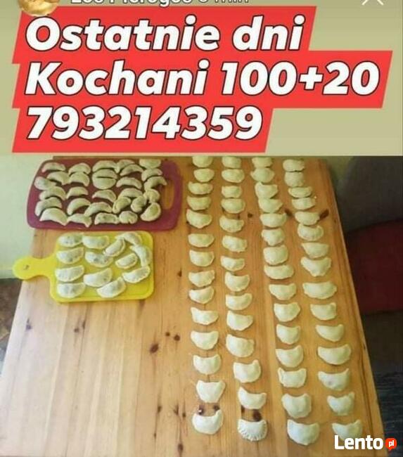 Pierogi domowe recznie lepione 20szt od 12zl w zależności od