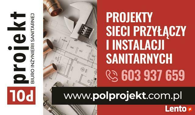 Projekty sieci, przyłączy, instalacji sanitarnych i HVAC