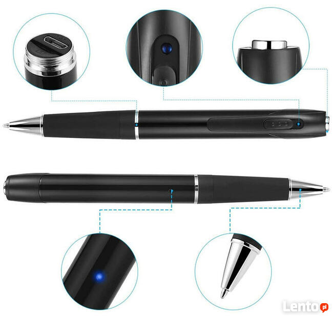 MINI KAMERA SZPIEGOWSKA DŁUGOPIS UKRYTA FULL HD