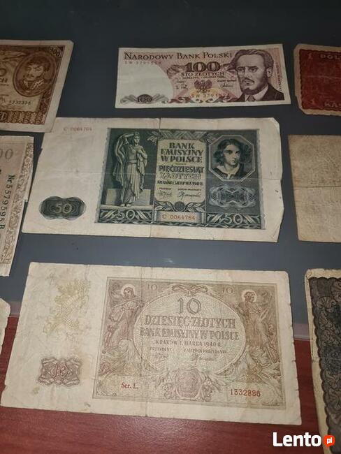 Stare banknoty zabytek