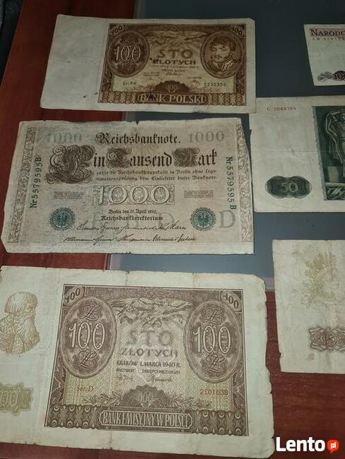 Stare banknoty zabytek