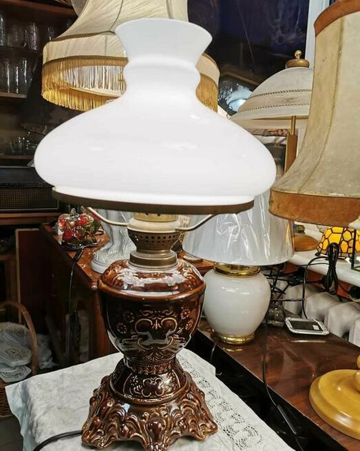 Prl Lampa ceramiczna po renowacji wałbrzych