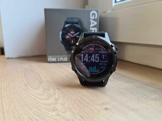 Zegarek Smartwatch GARMIN fenix 5 plus Sapphire Edition