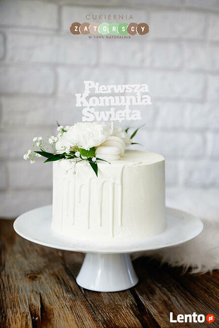 Torty komunijne naturalne Cukiernia dostawa do domu Kraków