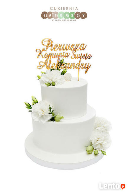 Torty komunijne naturalne Cukiernia dostawa do domu Kraków