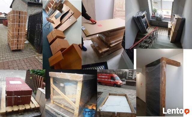 PRZEPROWADZKI TRANSPORT Duże i Małe TRAGARZE 24h.694 043 084