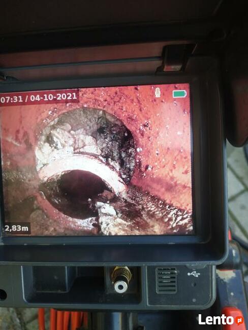 Hydraulik WUKO kanalizacja przetykanie kamera