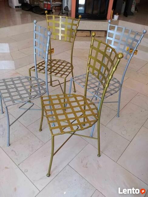 Piękne krzesła metal designerskie z galerii: balkon, wnętrza