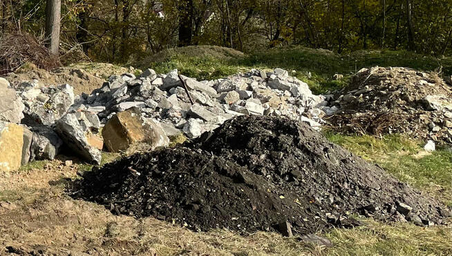 Miejsce na gruz ziemię z wykopów Stronie Śląskie