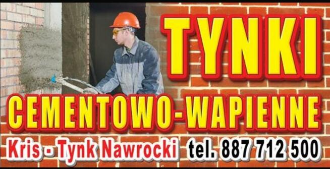 Tynki maszynowe cementowo-wapienne