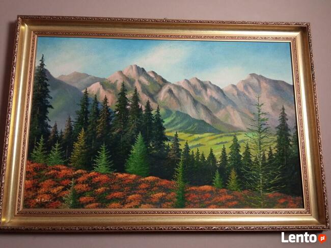 Sprzedam obraz słynnego malarza St.Palarz pt.KRAJOBRAZ GÓRS