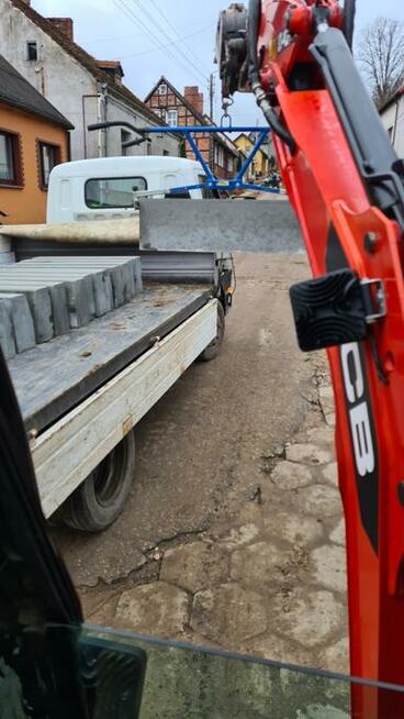 Pracę ziemne, Usługi Minikoparka