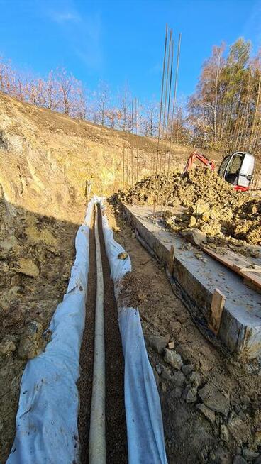 Pracę ziemne, Usługi Minikoparka