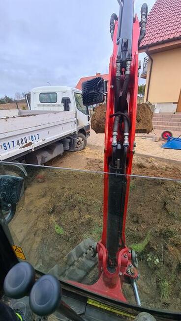 Pracę ziemne, Usługi Minikoparka