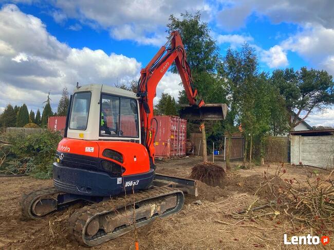 Wynajem minikoparki, minikoparka usługi, Koparka, Łowicz,