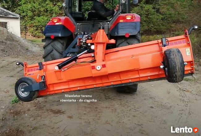 Równiarka terenu - niwelator hydrauliczny do ciągnika ZGT-25