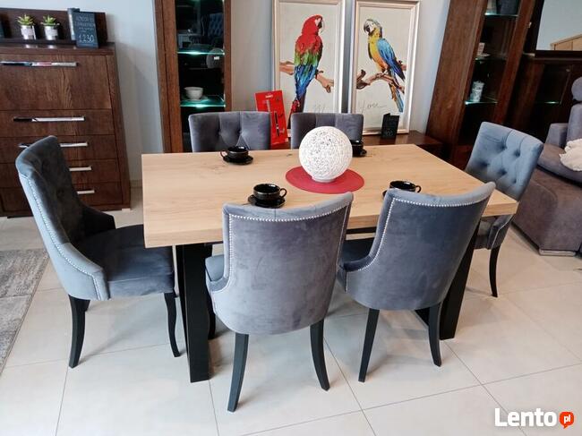 Producent Krzesła LUX - 4szt - Tkanina Dekoma - OD RĘKI !!