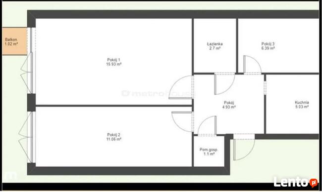 Mieszkanie ul. Kwarciana Praga Południe 3-pokoje