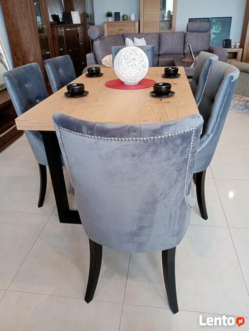 Producent Krzesła LUX - 4szt - Tkanina Dekoma - OD RĘKI !!