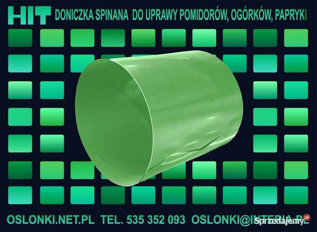 Doniczki spinane bez dna do uprawy POMIDORÓW █▬█ █ ▀█▀