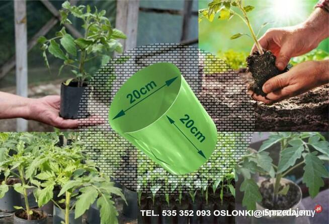Doniczki spinane bez dna do uprawy POMIDORÓW █▬█ █ ▀█▀