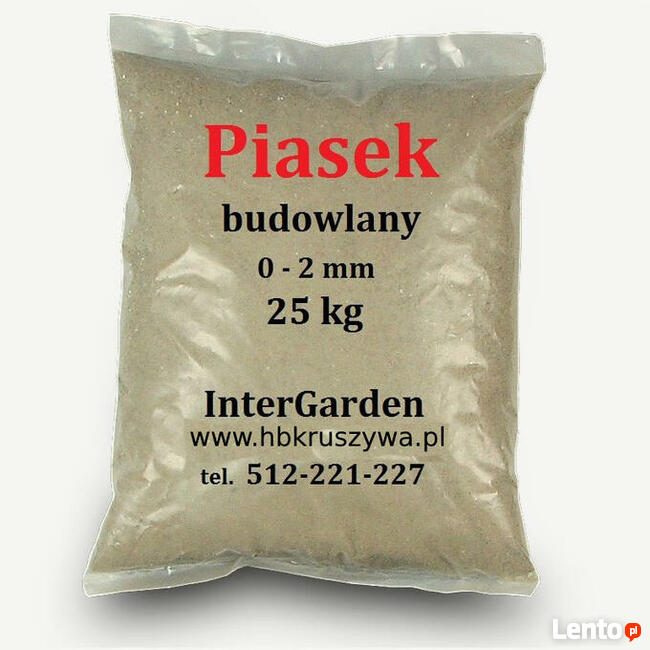 Worki z piaskiem 25kg Legionowo