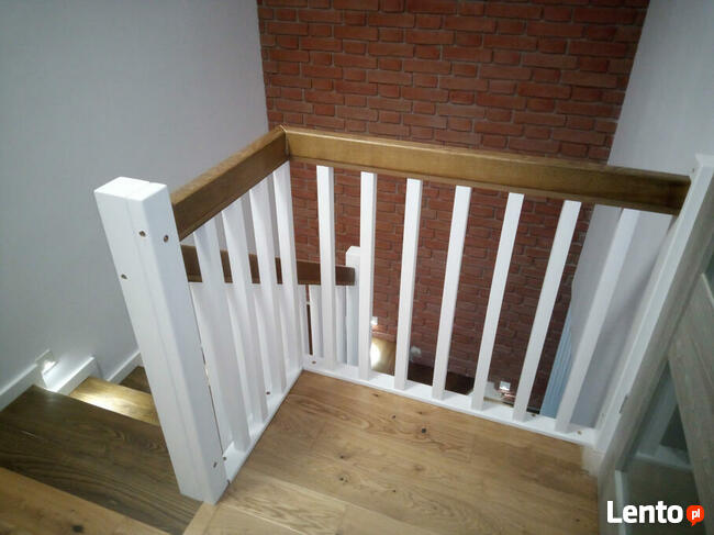 Schody drewniane samonośne i na beton